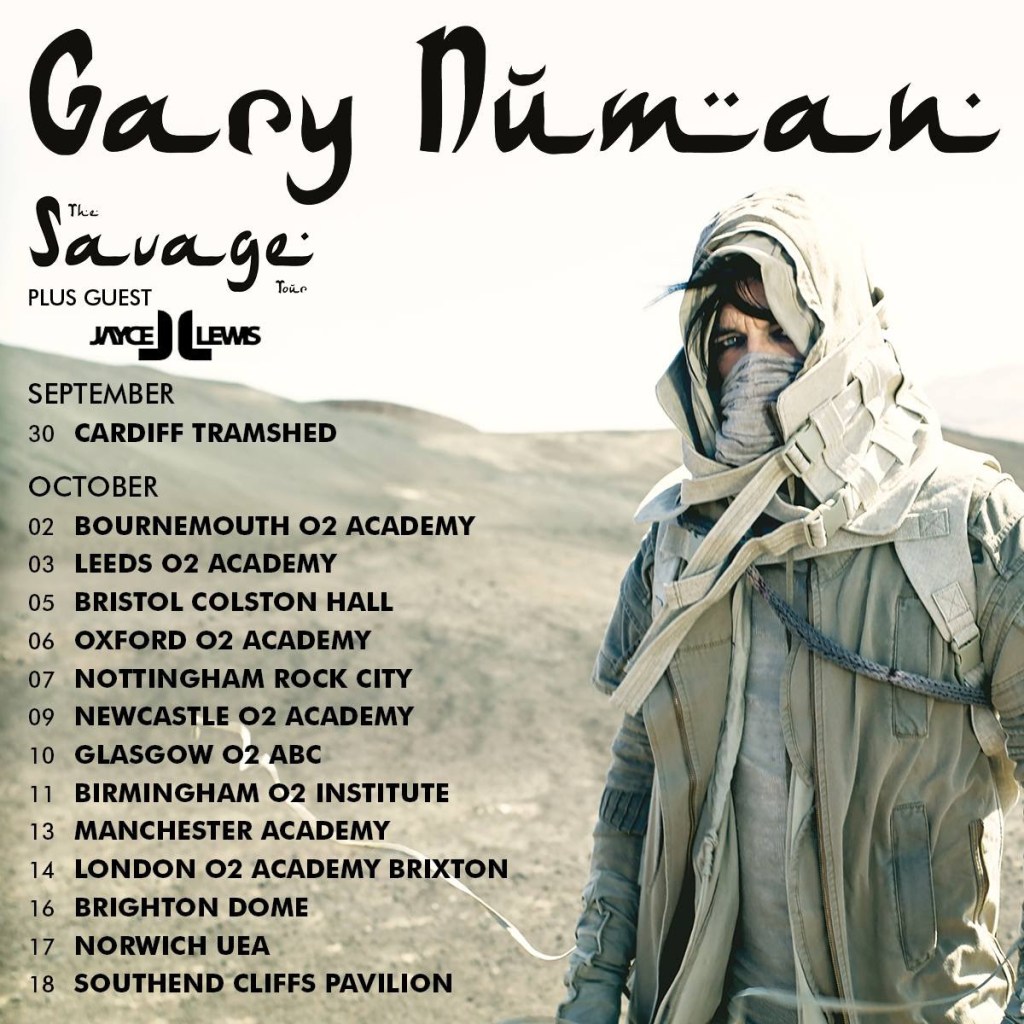 JAYCE LEWIS on tour with GARY&nbsp;NUMAN
