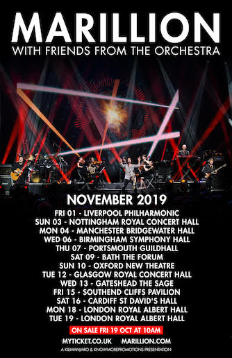 Marillion Announce 13 Date UK Tour for&nbsp;2019