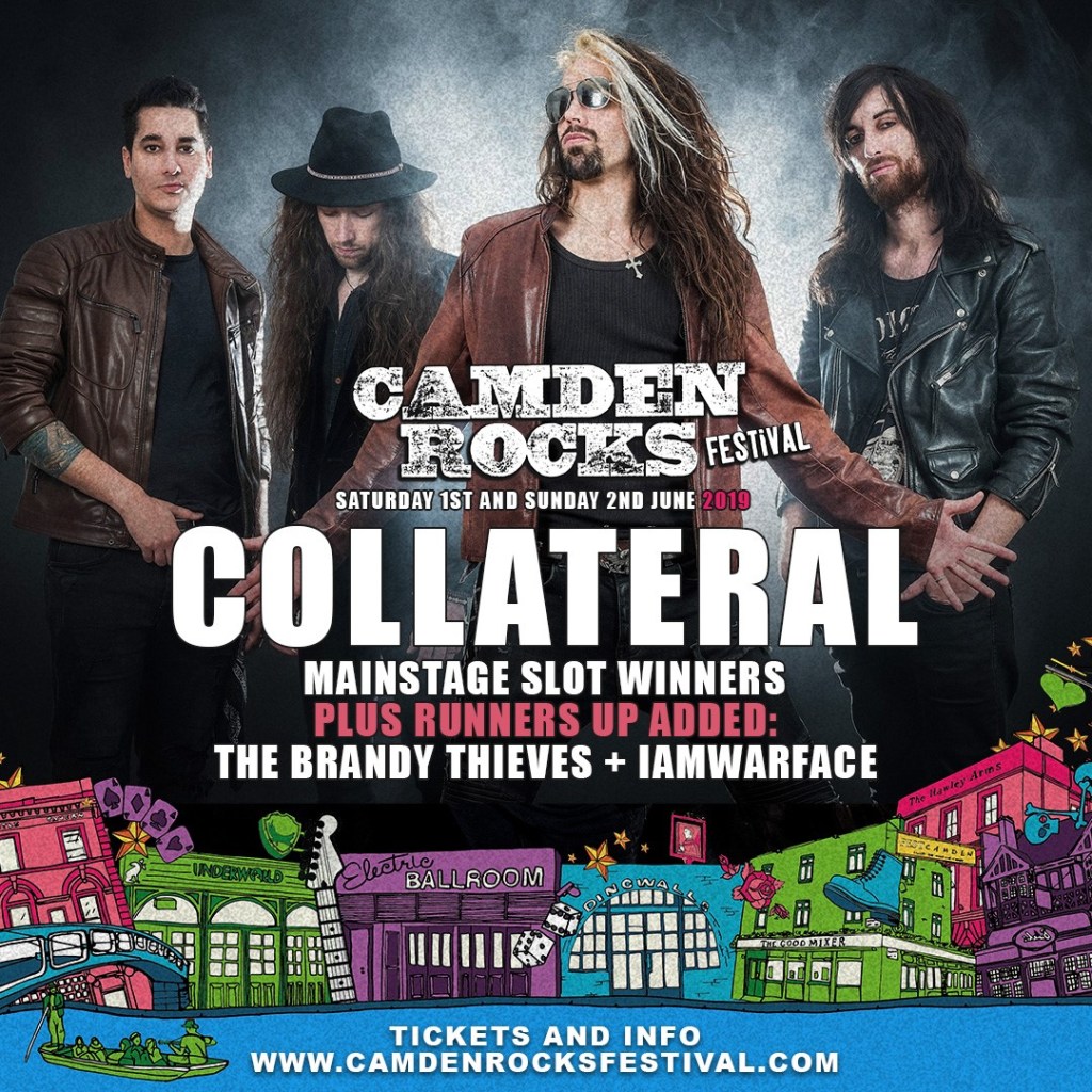 New Single by Collateral & Camden Rocks Main Stage&nbsp;Slot