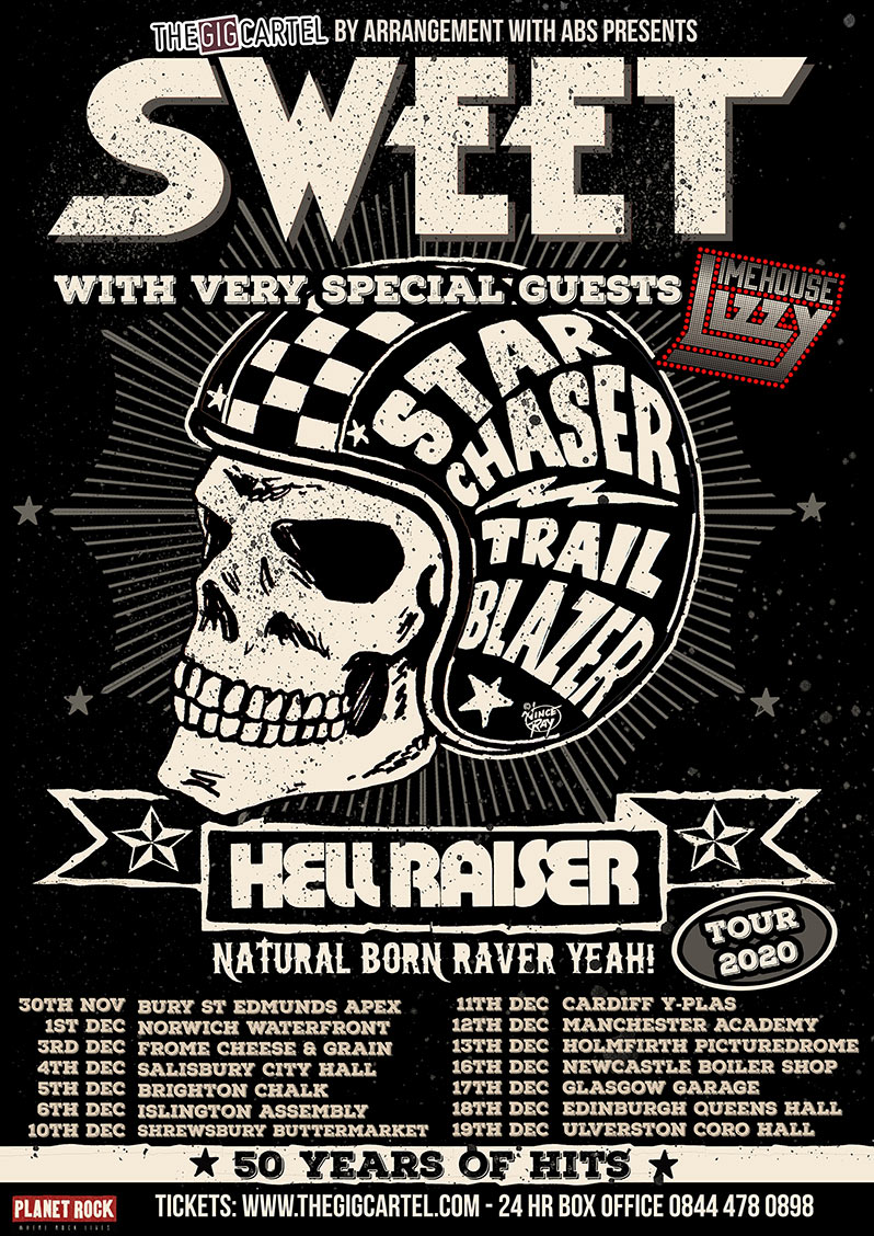 Sweet Announce November/December 2020 UK&nbsp;Tour