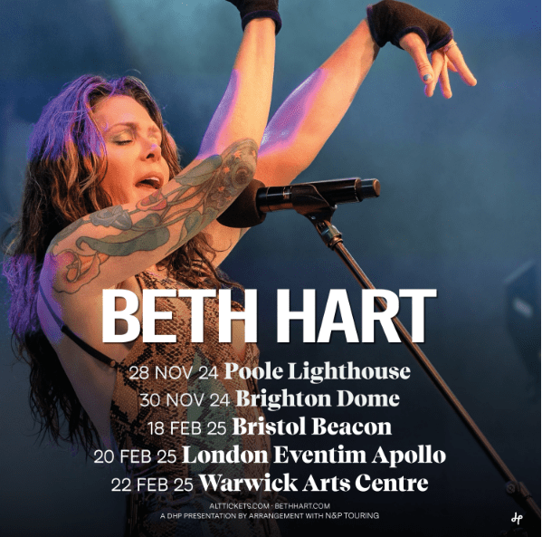 Beth Hart Announces 3 UK Concerts In February 2025