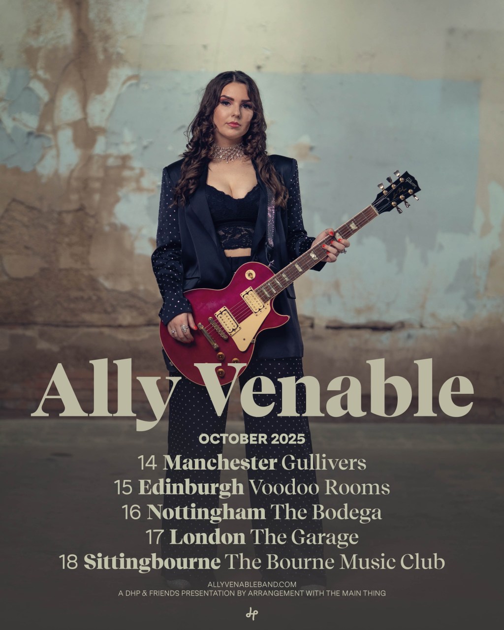 Ally Venable confirms Tom Moriarty as special guest on October 2025 UK&nbsp;Tour