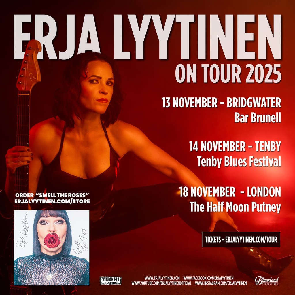 Erja Lyytinen announces three November 2025 UK&nbsp;Dates