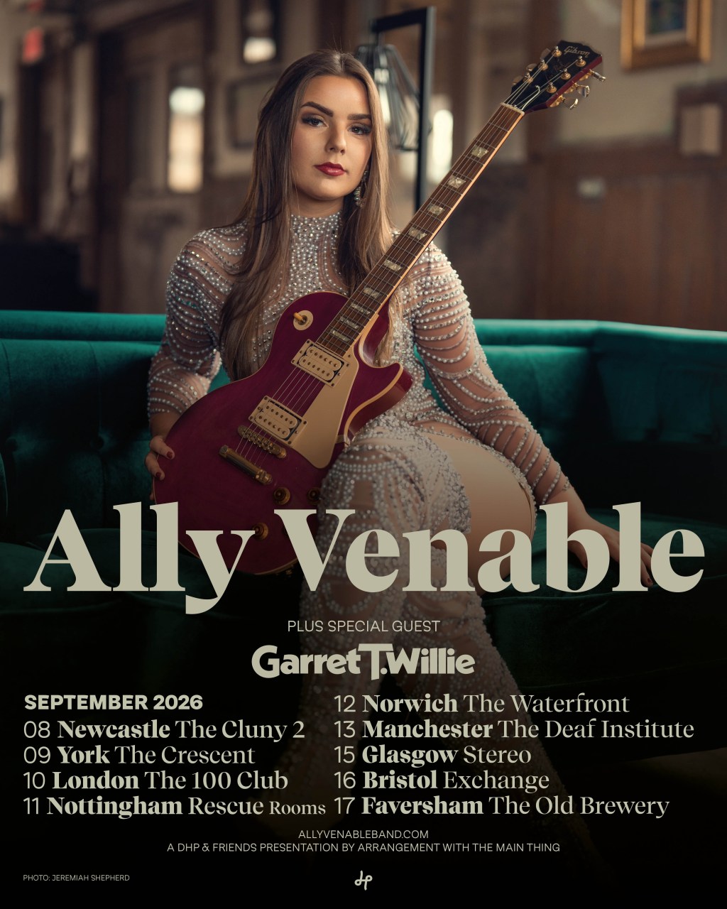 Ally Venable announces September 2026 UK Tour with special guest Garret T.&nbsp;Willie
